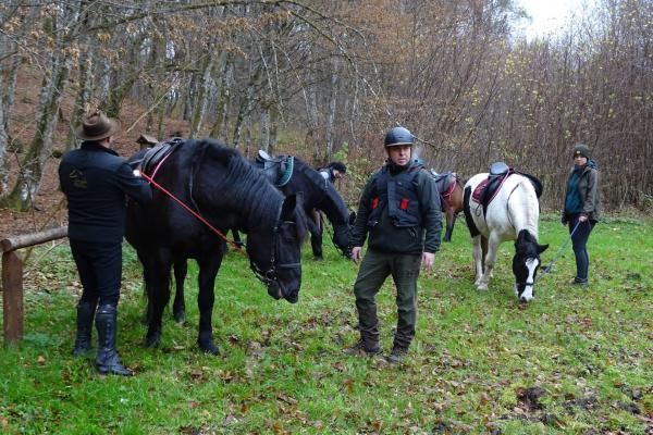 postój w Runowie na szlaku do Grodziska Runowo