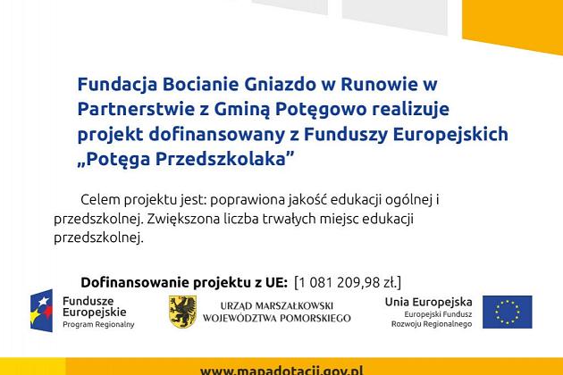 Trwa realizacja projektu pn. „Potęga Przedszkolaka”