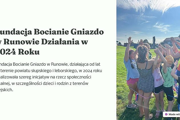 Podsumowanie działań Fundacji w 2024 roku