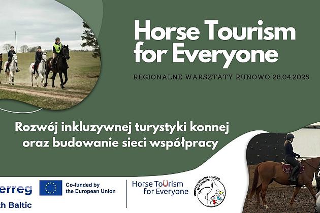 28.04.2025 Regionalne warsztaty: Rozwój inkluzywnej turystyki konnej i budowanie sieci współpracy