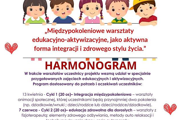 Podsumowanie projektu „Międzypokoleniowe warsztaty edukacyjno-aktywizacyjne”